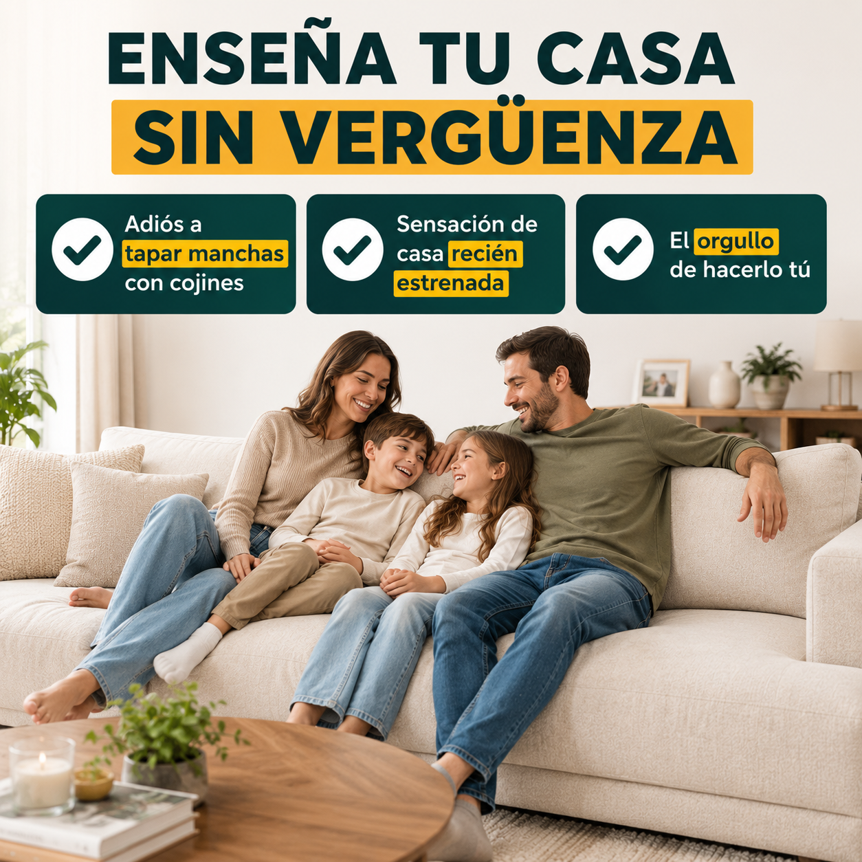 Enseña tu casa sin que te tiemble la voz