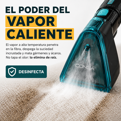 Conga 7000 Carpet&Spot Clean Steam XXL Pro – Deja tus sofás como el primer día
