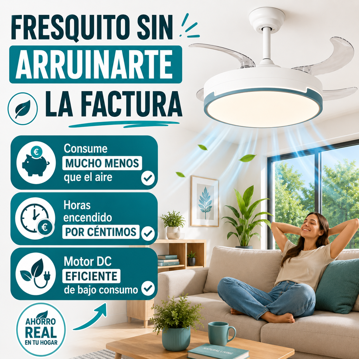 Refresca tu casa sin que la factura de la luz te dé un infarto