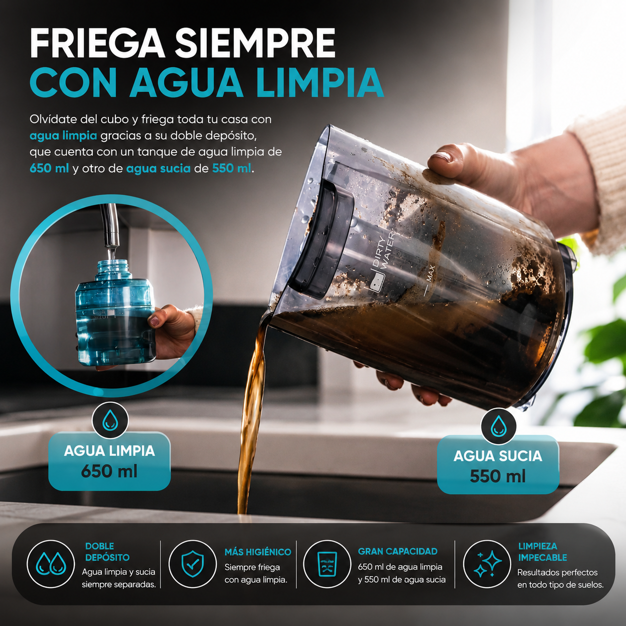 Limpieza inteligente desde tu móvil – Tecnología que trabaja por ti.