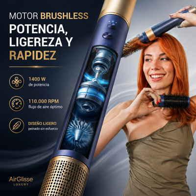 Cecotec AirGlisse Luxury 14 en 1 – Seca, Moldea, Riza y Alisa con Tecnología Coanda