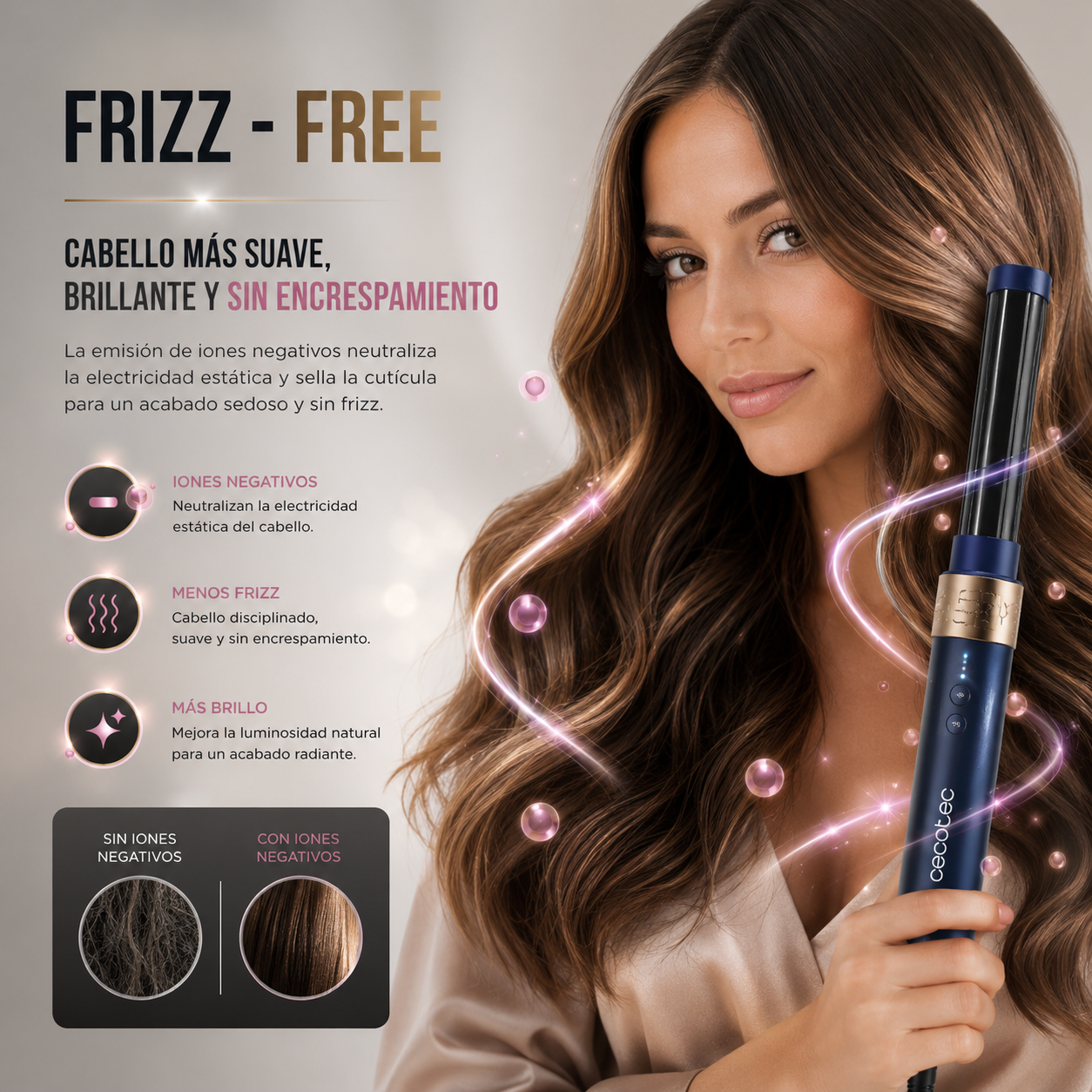 Cecotec AirGlisse Luxury 14 en 1 – Seca, Moldea, Riza y Alisa con Tecnología Coanda