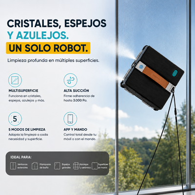Conga Windroid W50 Double Spray – Robot Limpiacristales Inteligente