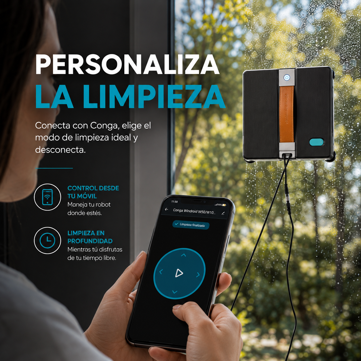Controla la limpieza desde tu móvil