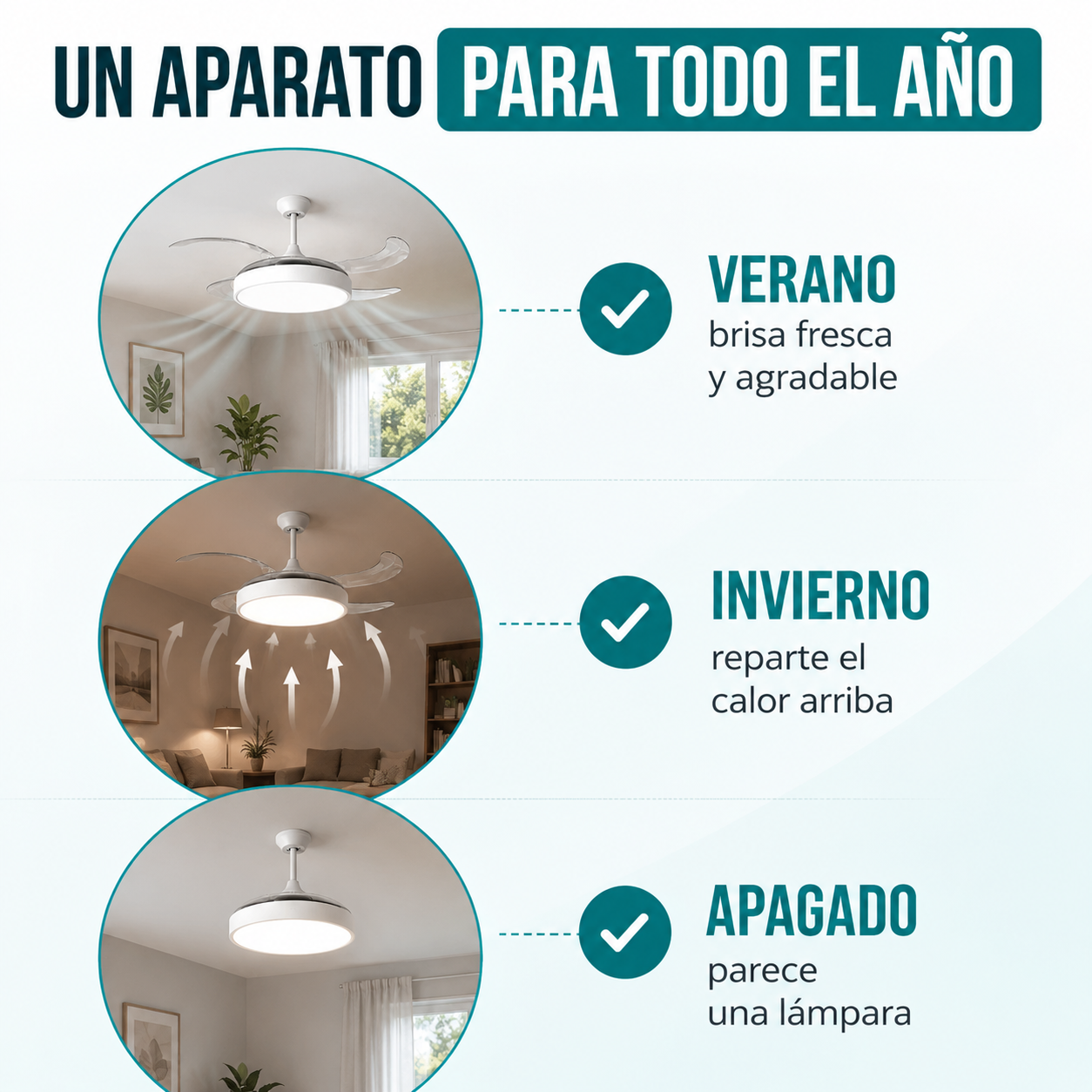 EnergySilence Aero 4280 Invisible White – El ventilador que desaparece en tu techo