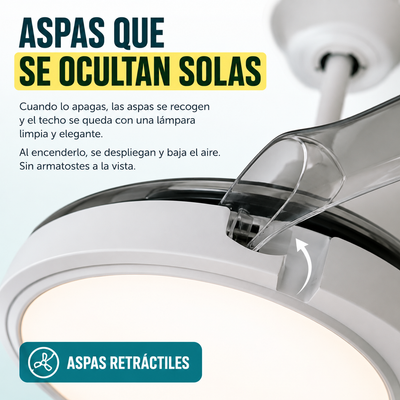EnergySilence Aero 4280 Invisible White – El ventilador que desaparece en tu techo